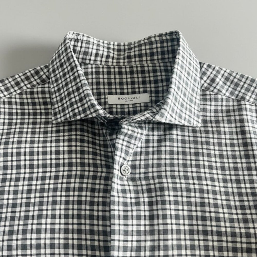 Boglioli Milano Men's Classic Fit Shirt, Size 41 / 16